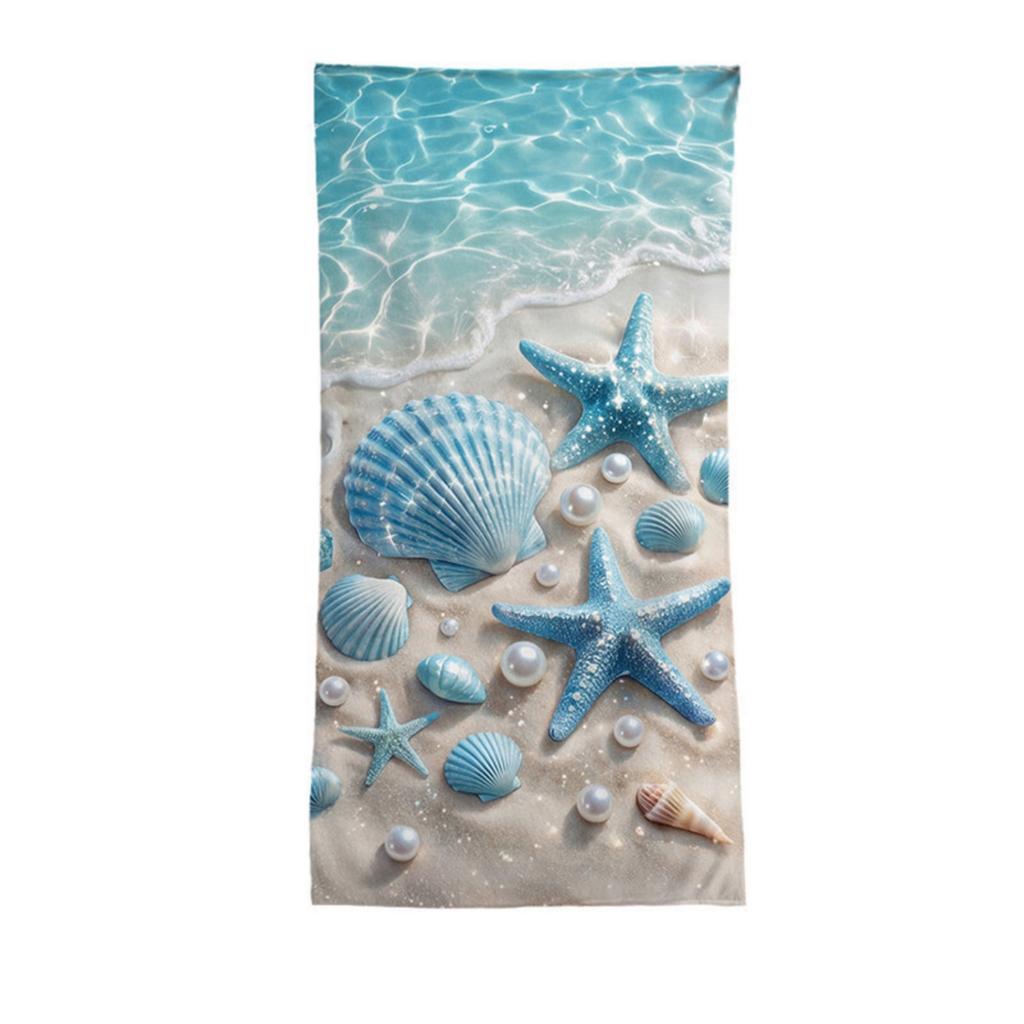 Asciugamano da Spiaggia Microfibra Asciugatura Rapida 140x70cm Leggero Assorbente Resistente alla Sabbia Tessuto Morbido per Viaggi all'Aperto Piscina Palestra