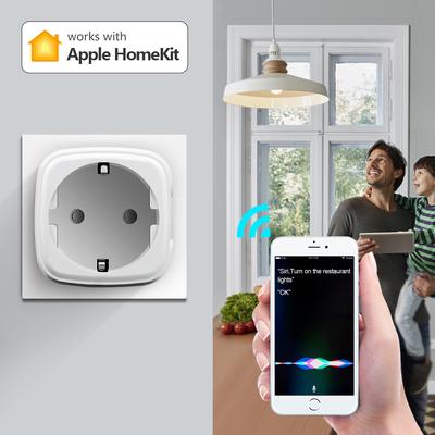 Smart Home Smart Homekit Adattatore per spina WIFI EU/US Presa wireless per controllo vocale Siri Funziona con Apple Homekit