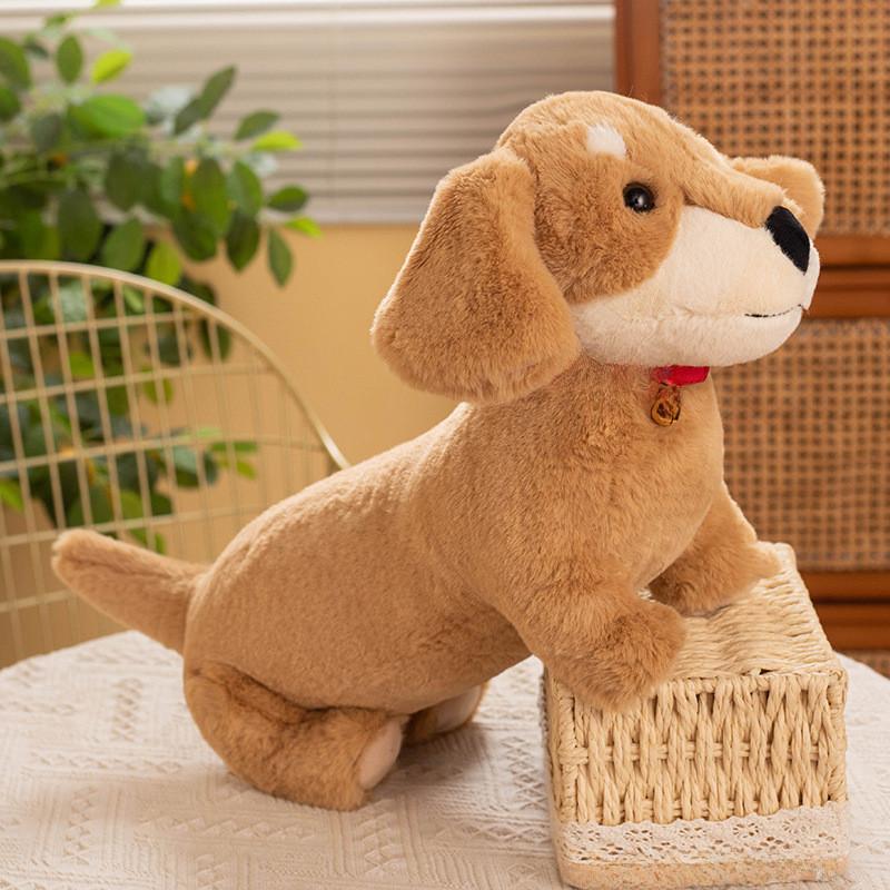 Cute And Cozy Stuffed Dachshund Puppy Plush Doll For Children And Gift Giving