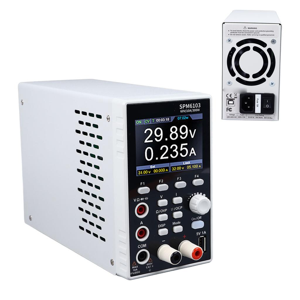 Variable DC Power Supply SPE6103 Single Channel Output Voltage Regulator Switch EU Plug 250V 300W