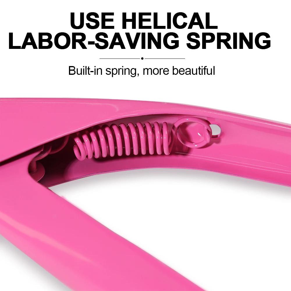 Acryl Nagelschneider Edelstahl Knipser Schere U-Wort Falsche Spitzen Trimmer Maniküre Werkzeuge Gerader Schnitt Kit Mit 12 Stück Magnet