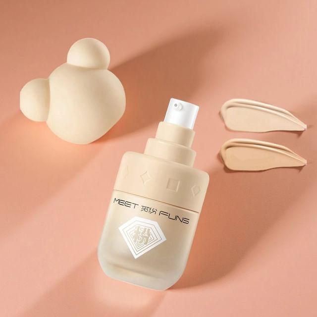 MEETFUNS - Skin-friendly Lasting Liquid Foundation - 2 Shades 02# Natural - 35g