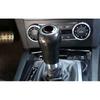 Wood Grain Gear Shift Knob Cover Car Central Console For Benz GLK 2013-15 Black