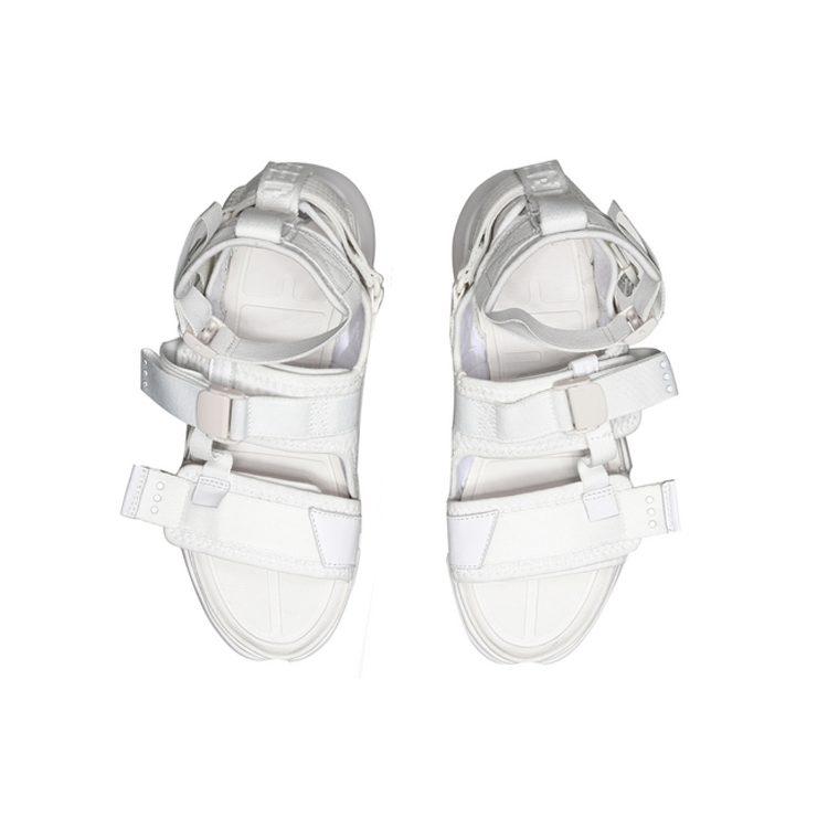 Li Ning Essence 2 Plateforme Semaine de la Mode de Paris Sandales de Sport Femme Ivoire AGBN068-1