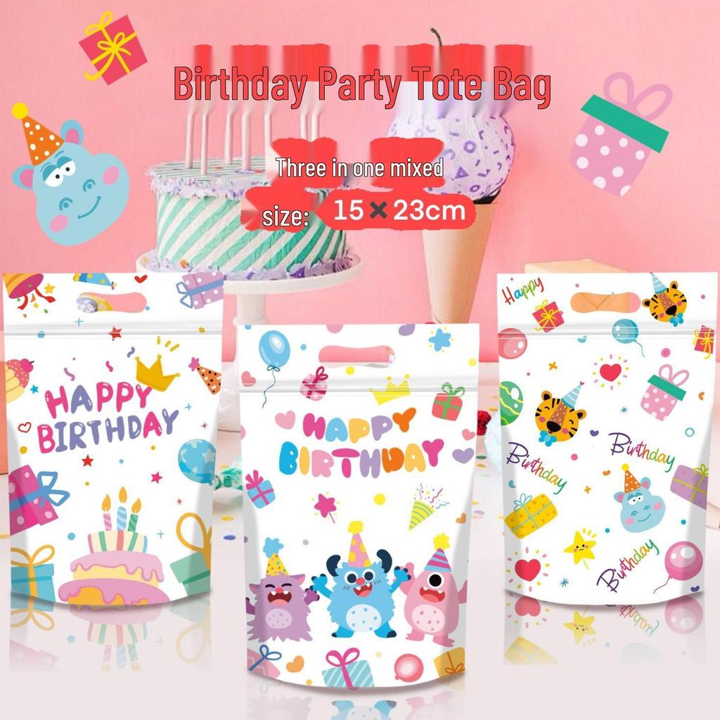 Christmas Gift Bag for Candy and Cookies - Kids' Drawstring Ribbon Bag