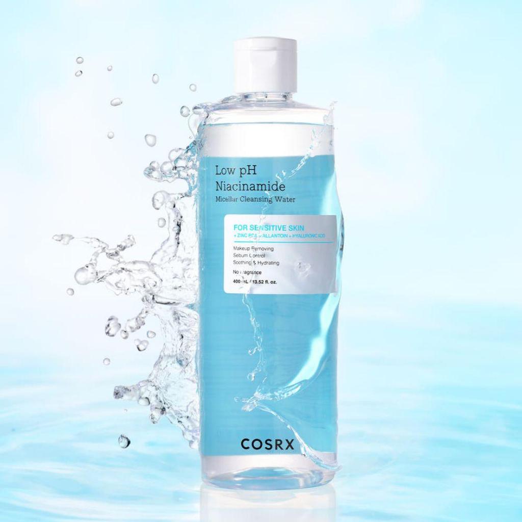 COSRX Low pH Niacinamide Micellar Cleansing Water Gentle Makeup Remover 400ml
