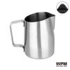 [Official] WPM | Round Spout Milk Pitcher, 450ml, HC7106ST (Silver)