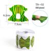 100-Piece French Light Therapy Nail Extension Forms: Butterfly & Horseshoe Designs