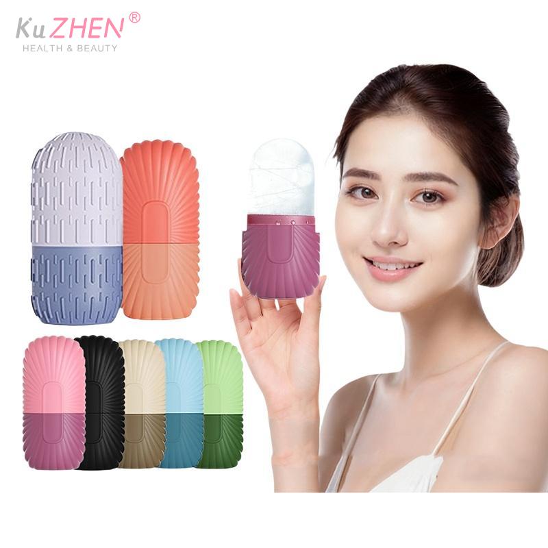 Silicone Ice Cube Trays Beauty Lifting Ice Ball Face Massager Contouring Eye Roller Facial Treatment Reduce Acne Skin Care Tool