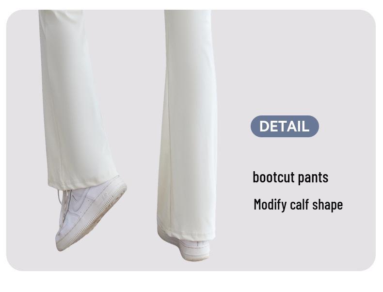Spring & Summer Micro-Flare Skirt Pants: Slimming, Breathable, Hip-Covering, Leg-Lengthening Yoga & Sports Wear