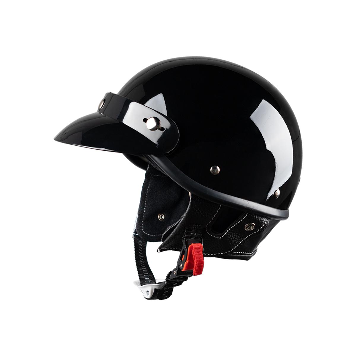 

Велосипедный мотоциклетный шлем Четыре сезона Езда Полушлем Мужской Женский Скутер Милый Ретро Скейтбординг Глушитель Простота XL