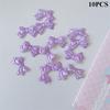 11pcs Ballet Style Bow Heart Decoration DIY Photo Card Cover Packaging Material Home Decor Sewing Supplies Handmade Accessories