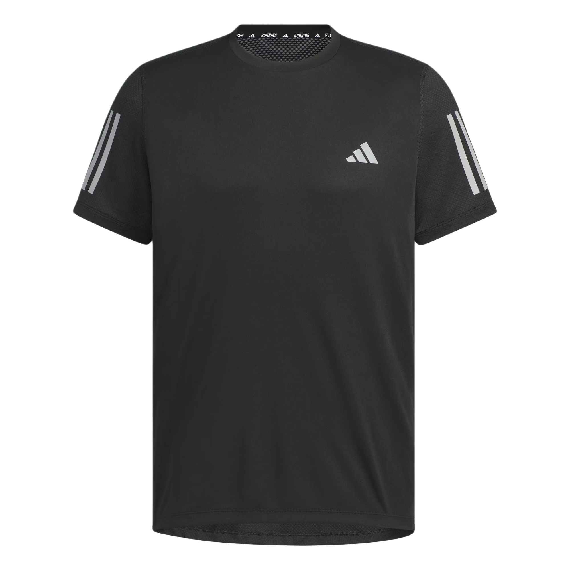 

Adidas Футболка с коротким рукавом Own The Run Climacool Cooler для бега, быстросохнущая, с круглым вырезом, мужская, топы, черная/темно-серебристо-серая, JY6982 S