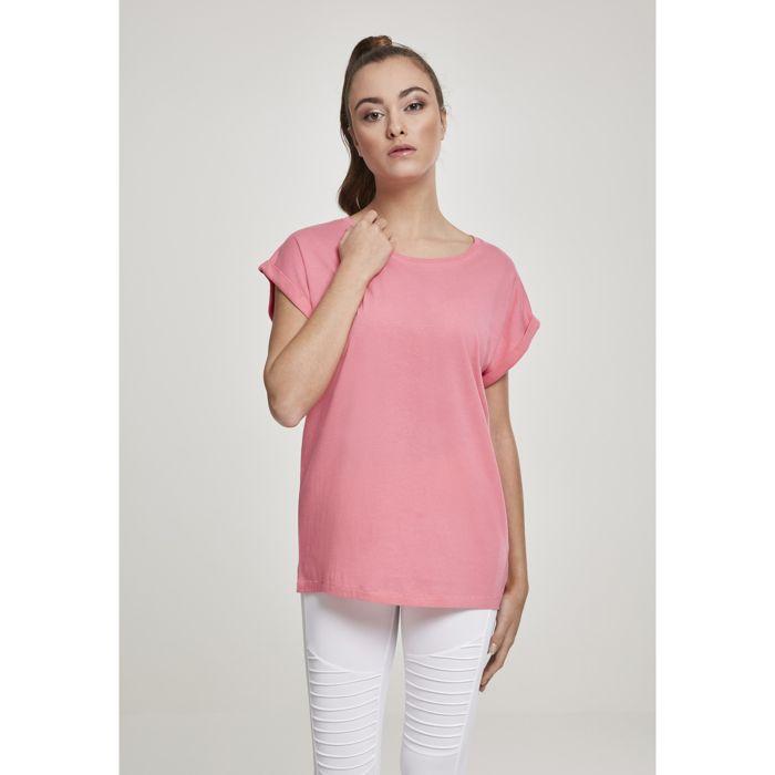 T-shirt Femme - Urban Classic - Extended - Rose - Manches Longues - 100% Coton