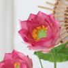 Green Lotus Leaves Lotus Artificial Flower Multicolor Lifelike Flower Fake Flower  Desktop Ornament
