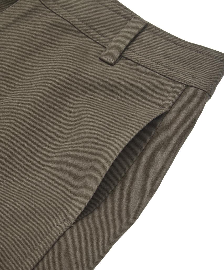 Kkotte Tiny Blossom Barrel Leg Pants (Brown)