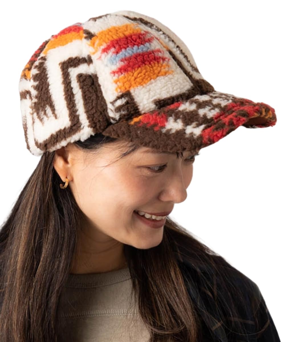 

PENDLETON BOA CAP Boa Cap Hat Winter Autumn Camping Warm Cold Protection Cold Protection Item size fits all circumference [Nakota] Women s Men s [One коричневий