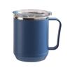 460ml Stainless Steel Coffee Mug Heat Insulation Bottle With Handle Bottom Heatable Design Milk Water Cup for Home Office