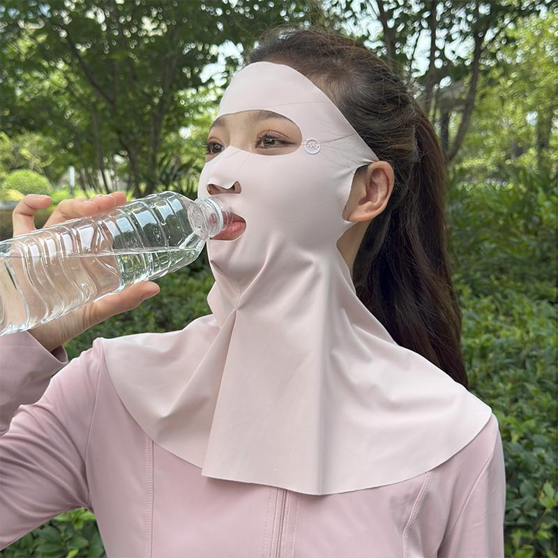 Outdoor Sports Running Face Guard Mask Ear-Hanging Open Mouth Nose Breathable Sun Protection Mask Anti-Uv Riding Face Mask
