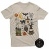 Vintage Halloween Icons Collage Spooky Autumn Magic T-Shirt