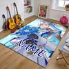 Custom Genshin Impact Mat Personalized Name, Polyester Washable Indoor Entryway Rug, Gift for Christmas, Easter, Thanksgiving Day