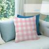Stripe  Plaid Throw  solid color  Pillow Covers Cartoon Sofa Decorative Home Doublesided Printing Short Plush  Cushion Cover
