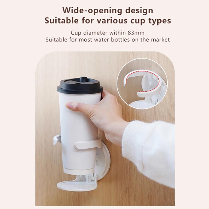 Office Desktop Storage With Fixed Cup Holder Cup Clip And Cup Tray