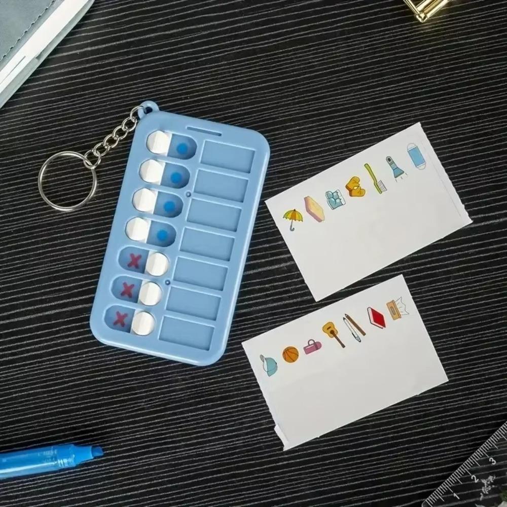 Detachable Memo Board Keychain Plastic To Do List Simple Daily Planner Board