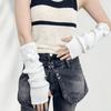 Arm Sleeves Sweet Cool  Girl Knitted Fingerless Gloves Sleeves Cos Hand Sleeves