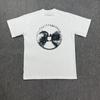 Unisex Cotton Graphic Tee Oversized Fit Short Sleeve T-Shirt Youth Casual Wear