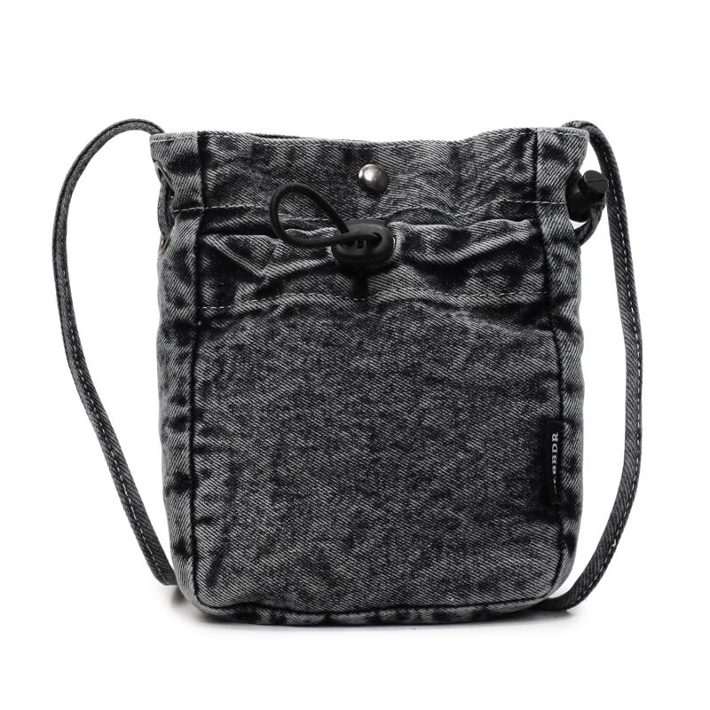 

Lightweight Mobile Phone Bag Women s Denim Crossbody Bag Travel Coin Purse чёрный