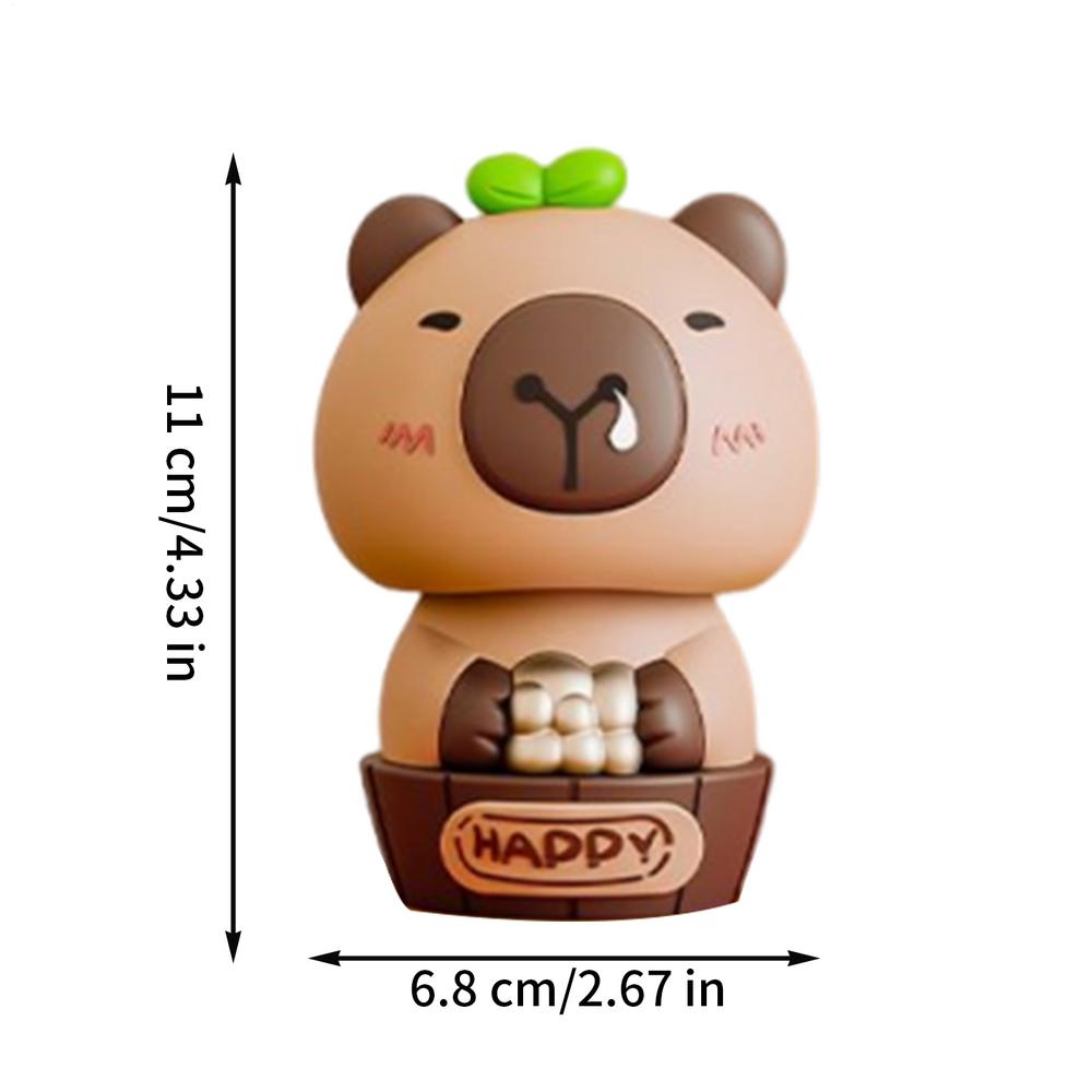 Auto Armaturenbrett Dekorationen Wasserschwein Solar Tanzfiguren Fahrzeug Innenzubehör Für Tischkonsole Tägliches Fahren LKW