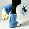 Handmade Fursuit Paw Socks Indoor Cosplay Cat Feet Costume Accessory Furry Fan Convention Wear