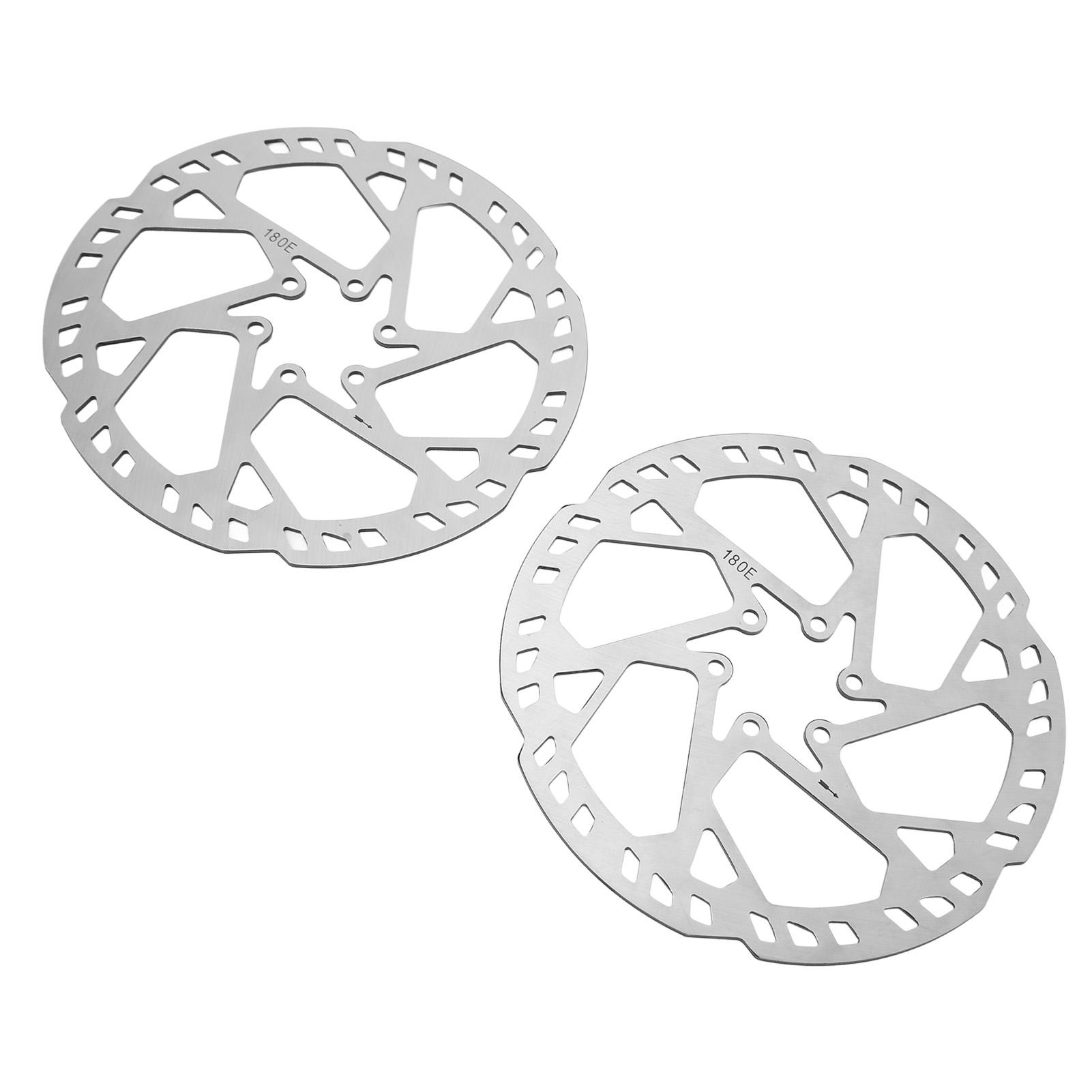 

4 Piston Hydraulic Disc Brake Set Aluminum Alloy Front and Rear Hydraulic Disc Brake Kit with 180mm Rotors for Bikes