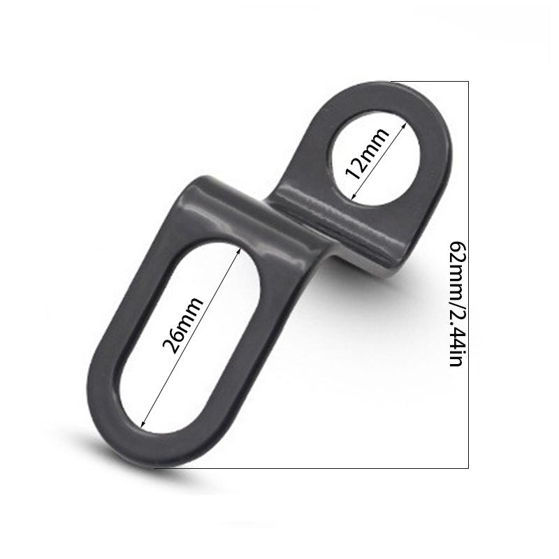 2PCS Universal Motorcycle Turn Signal Lights Brackets Motorbike Indicator Lamps Holder Fork Lamp Mount Clamps Metal Accessories