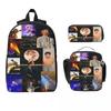 Alex Warren Album Popmusik Kinderrucksack Brotdose Federmäppchen für Jungen Mädchen Rucksäcke Schultasche Schulranzen Set