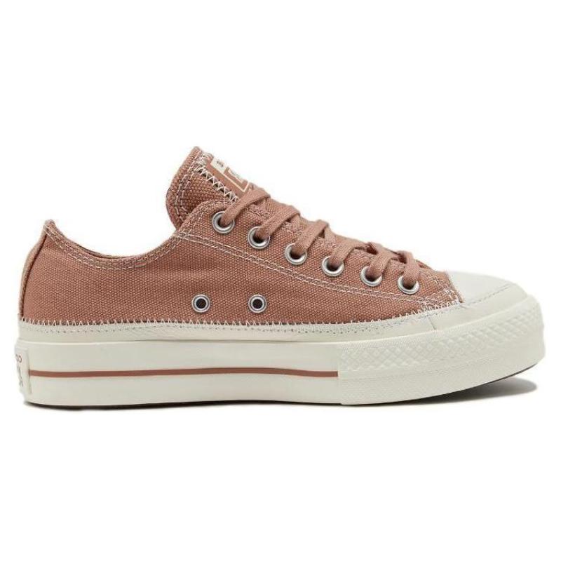Converse Chuck Taylor All Star Comfort Temperament Non-Slip Abrasion Resistant Lightweight Low-Top Espadrilles Women's Brown
