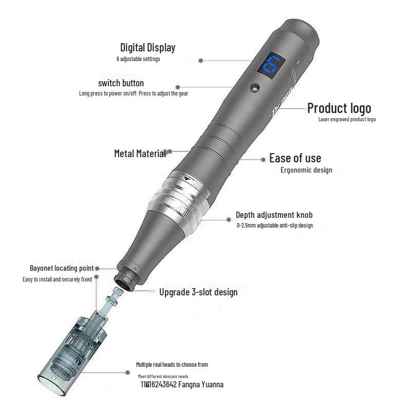Dr. Pen M8 Microneedling Device for Acne Scars, Pore Reduction, and Freckle Removal