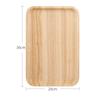 Coffee Tea Tray Wooden Serving Tray Rectangle Wooden Plate Kitchen Tray for Food Fruit Cake Snack Serving Plate Wood Tableware