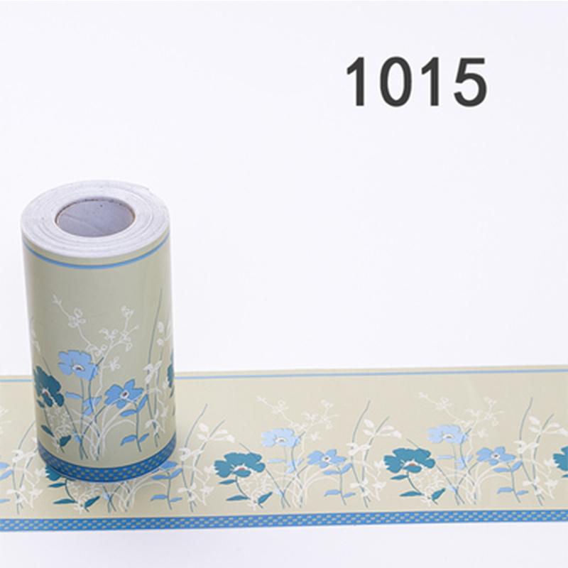10Meters Waterproof Bathroom Waist Lines Wallpaper Self Adhesive Skirting Decorative Baseboard Corridor Floor Border Sticker