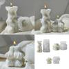Geometric Rotating Silicone Candle Mold Silicone Scented Candle Mould for Geometric Scented Candle DIY Gift