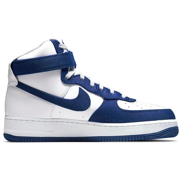 Nike Air Force 1 High 07 LV8 EMB Dodgers Herren-Sneaker Weiß Rush-Blau DC8168-100