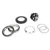 Bike Headset Aluminum Alloy Bike Bearing Headset Star Nut Spacers Kit for 41mm 28.6mm Straight Tube
