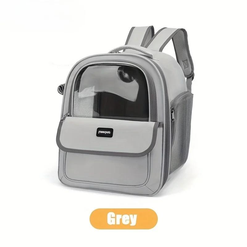 Haustier 1 Stück Rucksack Outdoor Großer Katzenrucksack Transparente Kapsel Atmungsaktiv Tragetasche Rucksack Katzen- und Hundezubehör