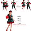 Men's And Women's Holiday Santa's Helper Costume With Soft Touch For Festive Cheer