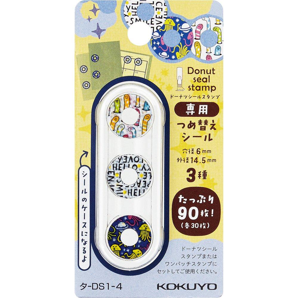 

Kokuyo One Patch Refill Sticker, Character, Ta-DS1-4