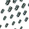 24Pieces Oval Fake Nail Split Stripes Pattern 3D Textured Tips Crystal Embellishments Easy DIY Application
