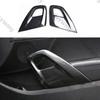 FOR Hyundai Veloster 11-16 Carbon Fiber Style Inner Door Handle Decorative Trim