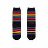 KODAK Apparel Multicolor Striped Socks BLACK