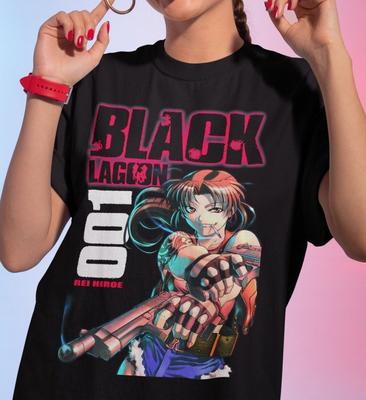 Black Lagoon Revy Manga Strip Anime Manga Unisex T-shirt Tee Unisex T-shirt